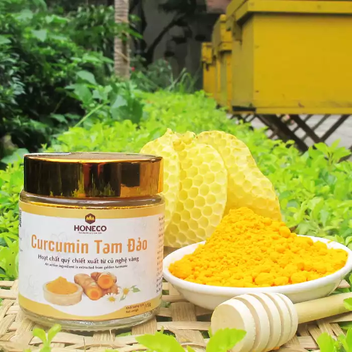 Bộ sản phẩm được sản xuất từ tinh bột nghệ Tam Đảo